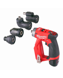 Milwaukee M12FDDXKIT-202X (FUEL&trade; Akku-Kompakt-Bohrschrauber mit Schnellwechselbohrfutter)