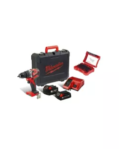 Milwaukee Aktionsset M18CBLPD-422C SHOCKWAVE Compact-Set