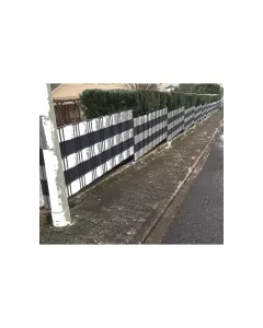 Premium Sichtschutzstreifen aus Polypropylen (Steingrau, 1,5mm Stärke, 10 Stück) RAL7030