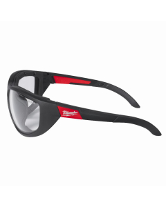 Milwaukee Premium Schutzbrille (klar, mit abnehmbarer Schaumstoffauflage)