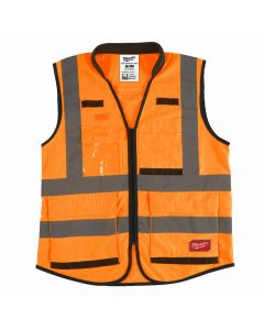 Milwaukee Premium Warnschutzweste orange (Gr&ouml;&szlig;e S/M)