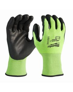 Milwaukee Hi-Vis Schnittschutzhandschuhe Klasse 3/C (Gr&ouml;&szlig;e 8 (M))