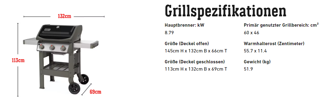 Weber spirit ii 310 hotsell