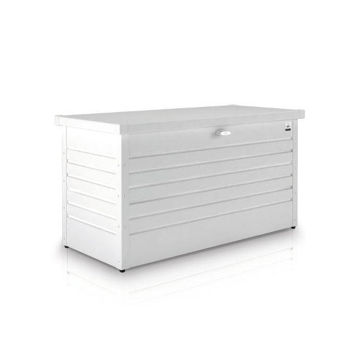 Biohort Freizeitbox Gartenbox Kissenbox Metall Grosse 100 Weiss